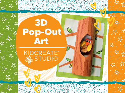 WELCOME WEEK- 50% OFF! 3D Pop-Out Art Homeschool Workshop (5-12 Years)
