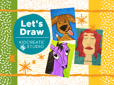 Kidcreate Studio - Newport News. After School - Let's Draw Weekly Class (5-12 Years)