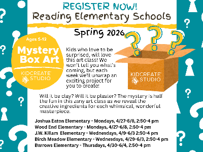 Reading Schools: Mystery Box Art (Grades K-5)